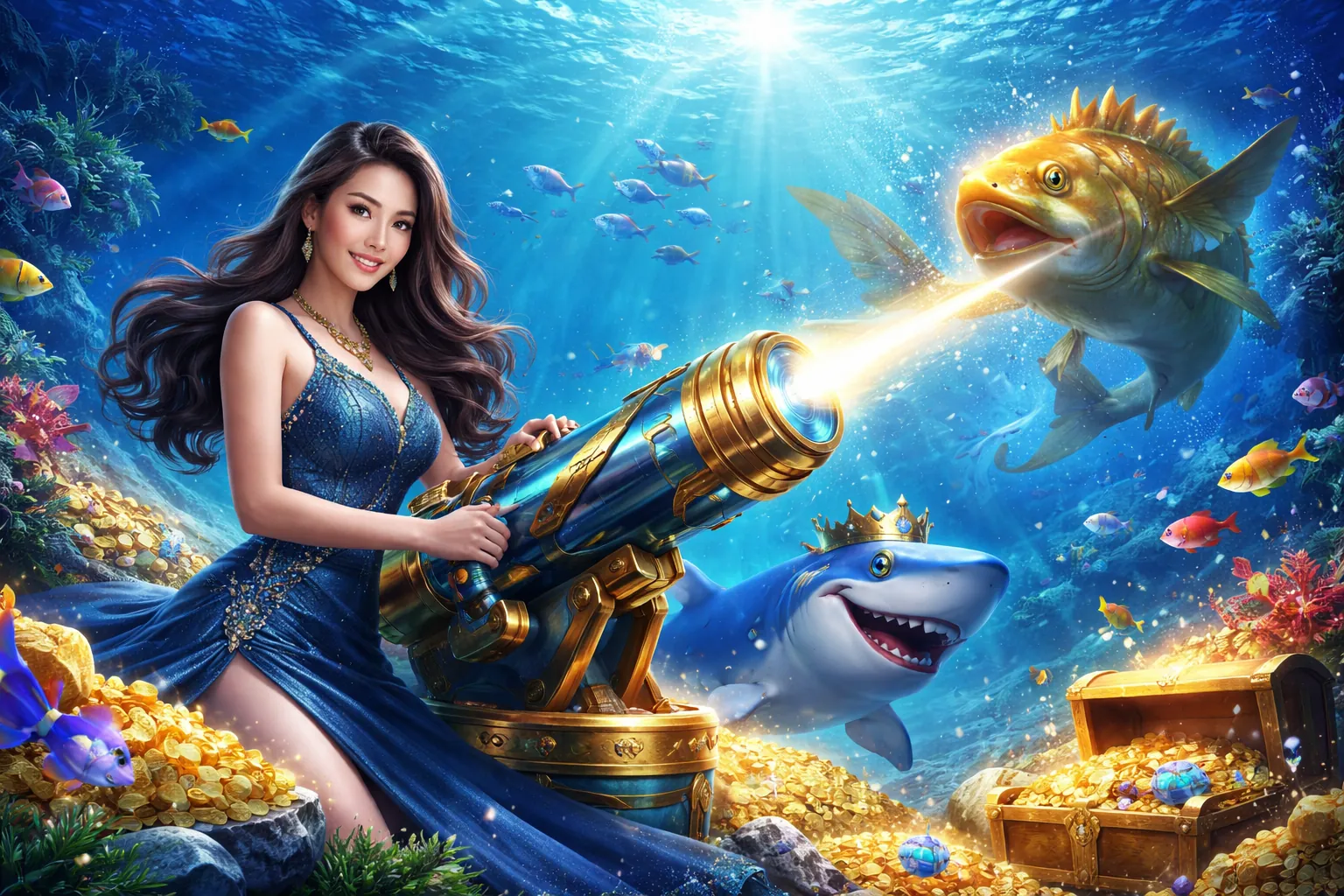 Trò chơi bắn cá 88won với đồ họa sống động